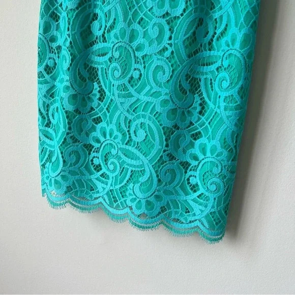 Lilly Pulitzer Meryl Lace Mini Dress in Poolside Blue - Picture 6 of 9